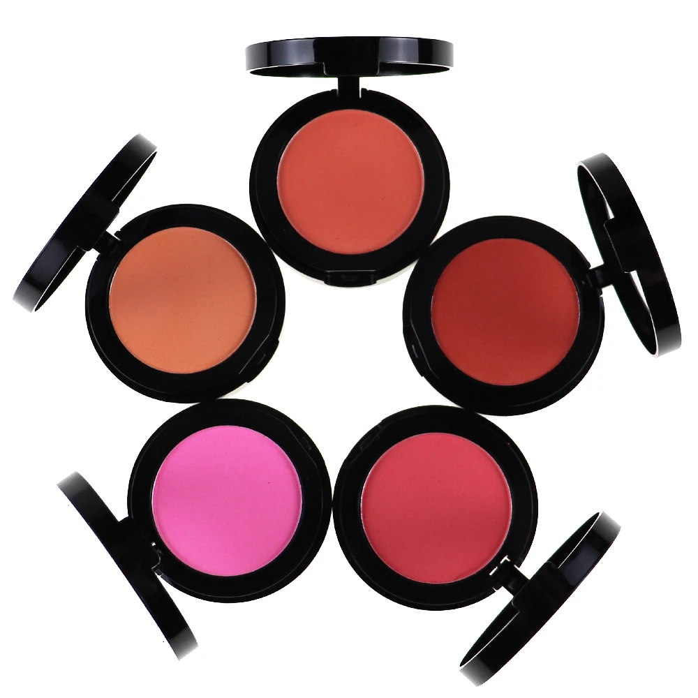 New Private Label Blusher Makeup Blusher 5 Color Eye Shadow and Blush With Customized Logo
