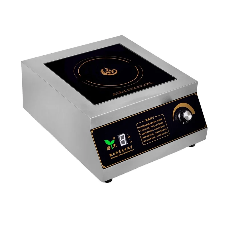 Индукционная электрическая плита с одной головкой 5 кВт