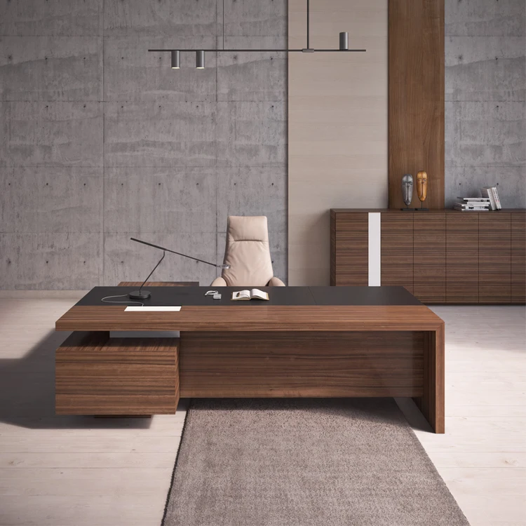 Классический стол для руководителей МДФ, офисный стол, современная офисная мебель, директорский стол, офисные деревянные столы, 60 мм