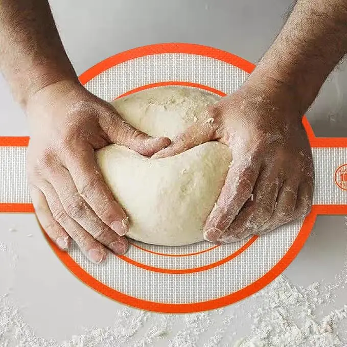 CF Silicone Baking Mat for Dutch Oven Non-stick Baking Mat With Extra Long Handles Reusable Non-Stick Silicone Bread Sling