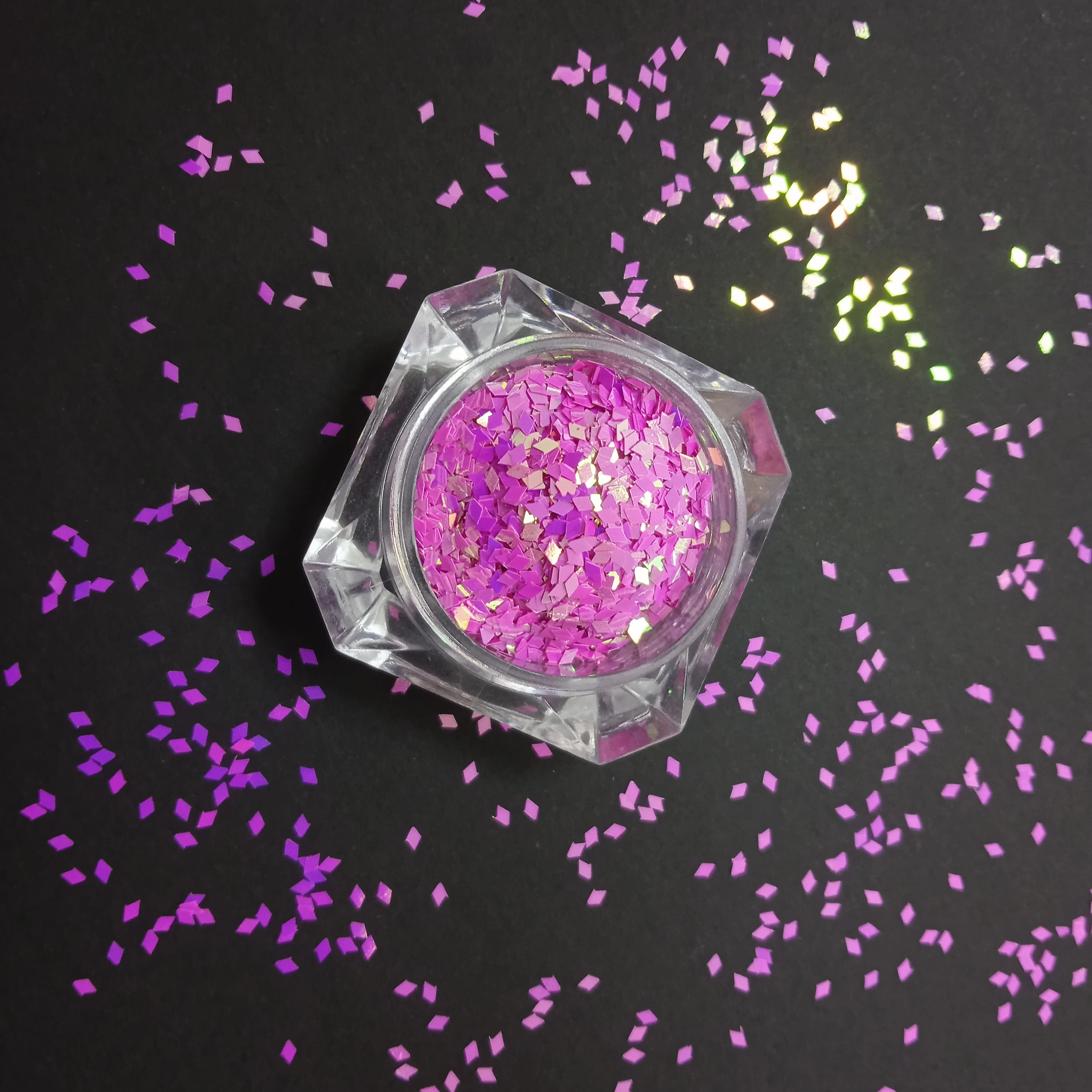 1 KG wholesale bulk cosmetic glitter bulk polyester chunky glitter shapes mix makeup glitter