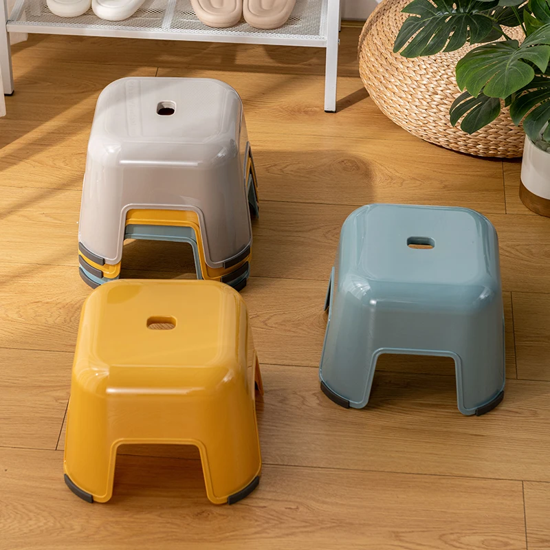 Manufacturer Wholesale Safety Non-slip Stool Colorful Stackable Plastic Step Stool For Sale