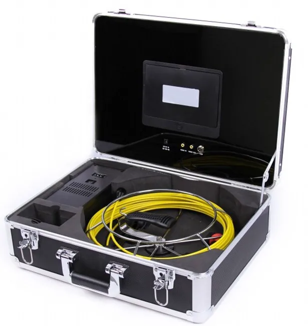23MM camera push rod 20m cable 7 inch sewer pipe inspection camera for underground pipeline inspection