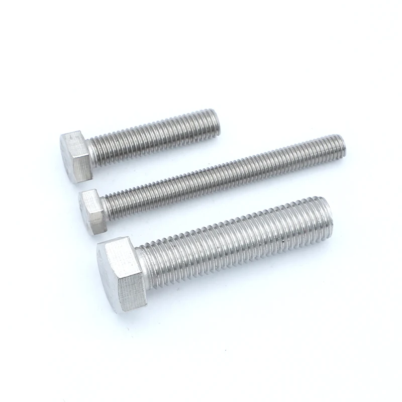 OEM custom and standard China construction bolts and nut SS304 SS316 316l SS410 Stainless steel Hex Head Bolt and Nut