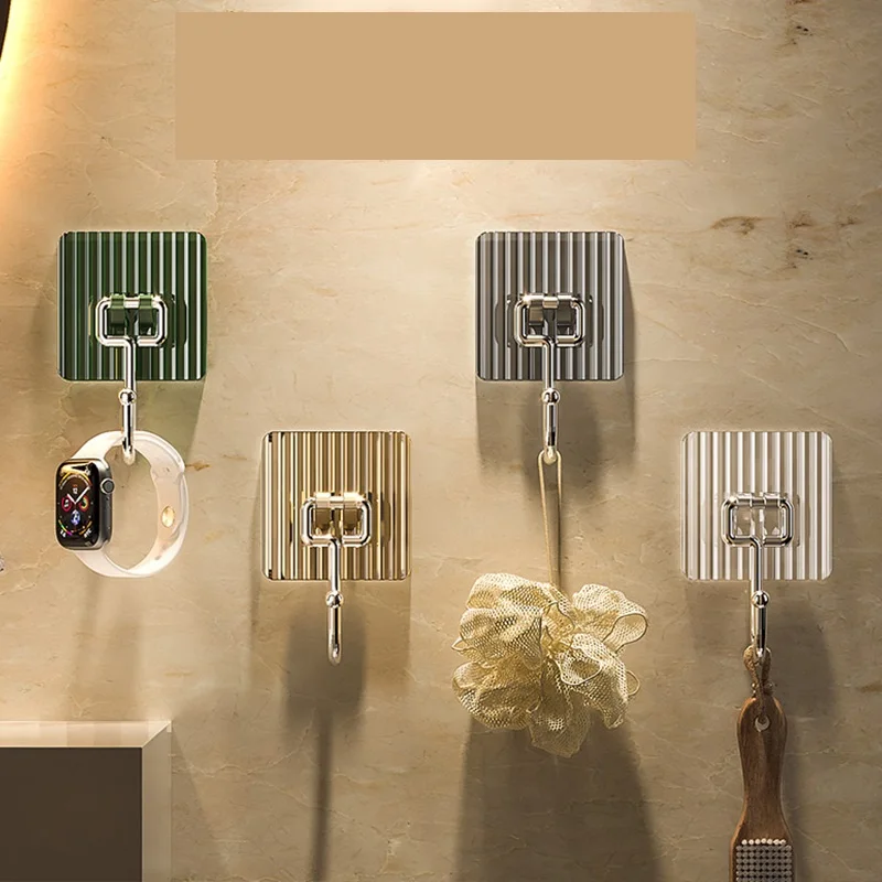 2024 Wall Hook For Living Room Self Adhesive Toilet Bathroom Towel Hooks Clothes Hanger Coat Hook