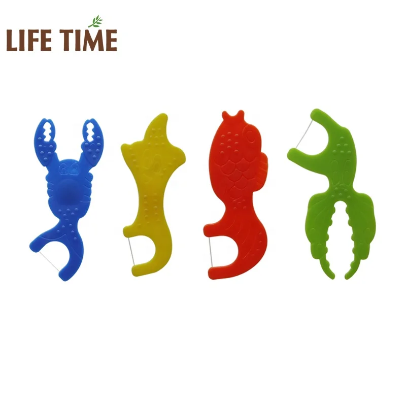 Dental Oral Care Factory kids Toothpicks Teeth Cleaning For Kids Protect Gum Children dental Floss Pick