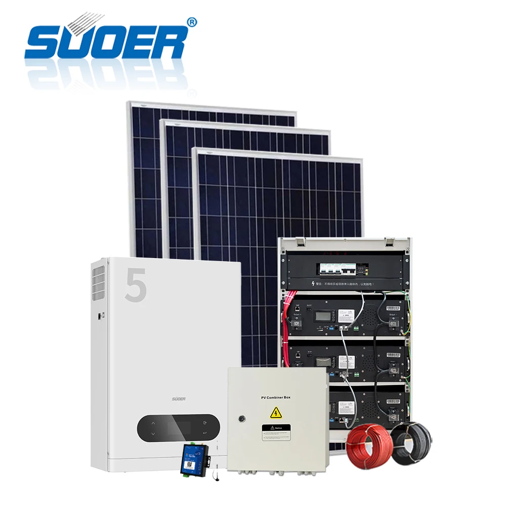 SUOER solar power system 10kw home solar system solar panel system