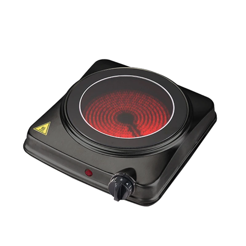 1200W Household Stainless Steel Ceramic Cooktop Stove Single Burner Glass Hot Plate Electric Infrared Ceramic Cooker For Home