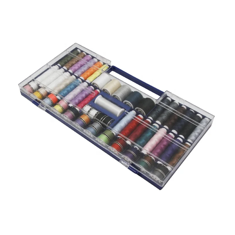 132pcs Sewing Accessories of Plastic hand Sewing Kit Box in high quality from chinese factory