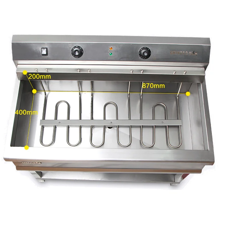 Оборудование для рестурирования 76л электрическая Коммерческая фритюрница с одним резервуаром