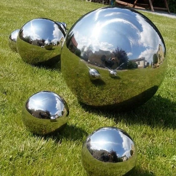 50-2000mm Floating Pond Balls 304 Stainless Steel Gazing Ball Mirror Polished Hollow Ball Reflective Garden Sphere