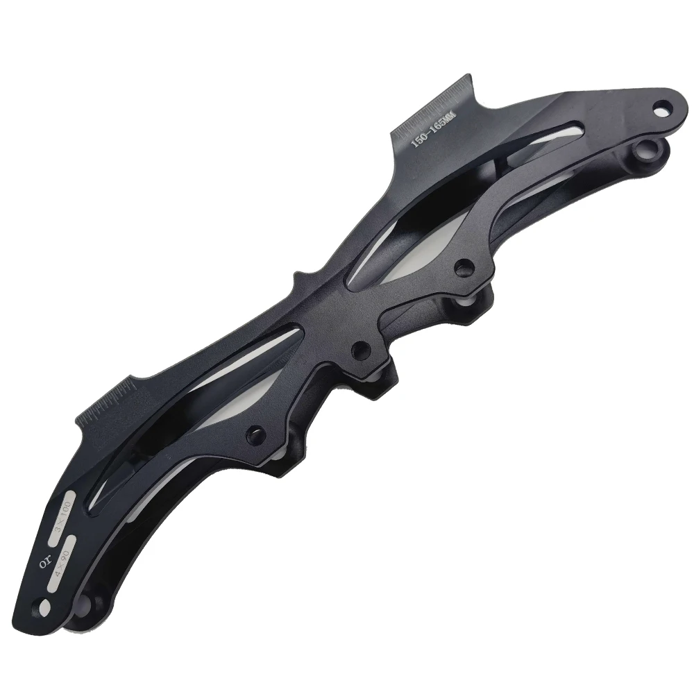 Aluminium Alloy CNC Inline Skate Frames Speed Skate Chassis Stents 3 Wheels 4 Wheels