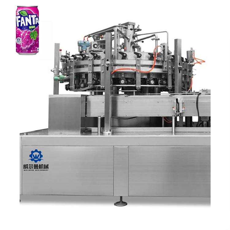 Wholesale Low Price Aluminum Can Sparkling Soda Water Carbonated Drink Filling Packing Production Line Machine