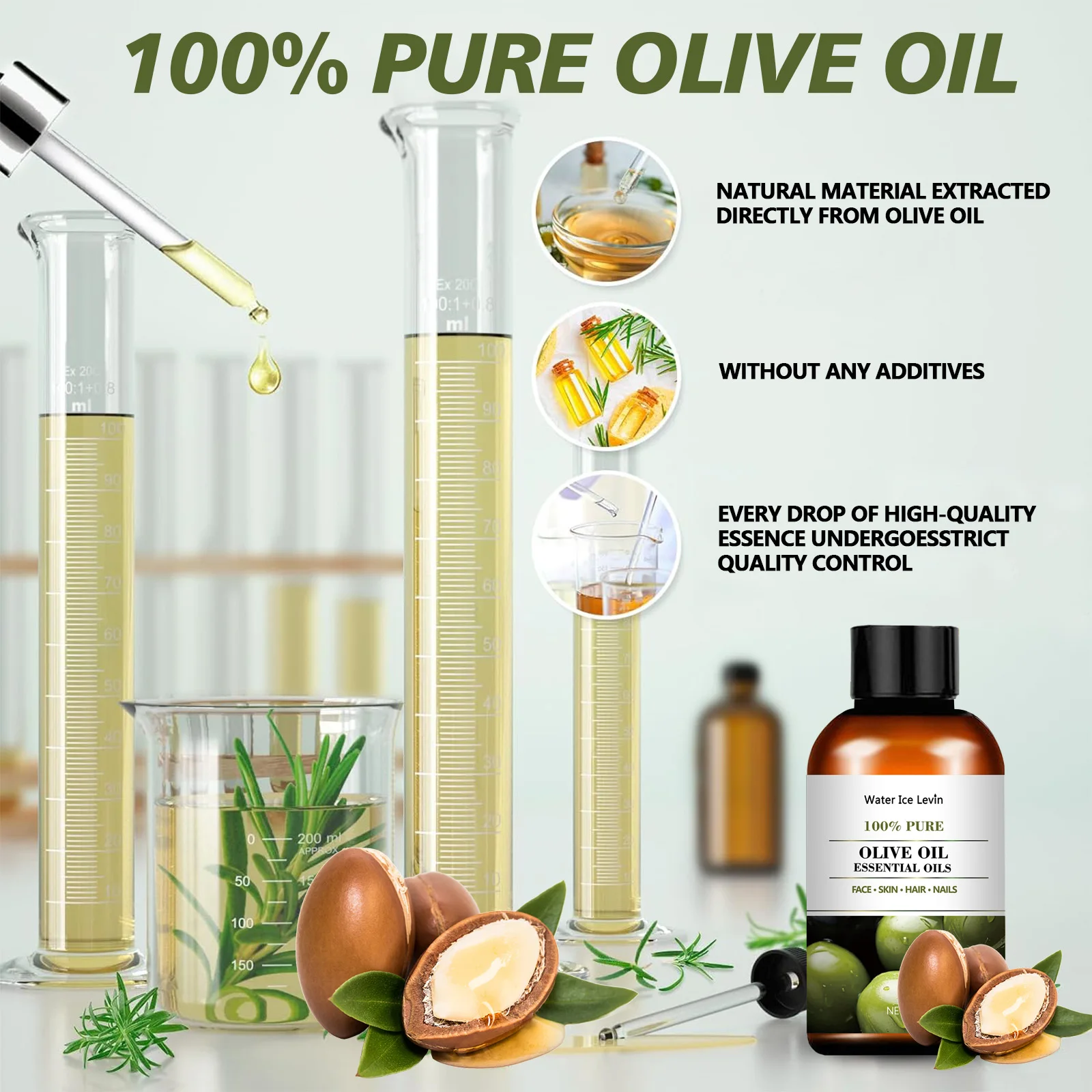 New multi-purpose skincare natural moisturizing olive body oil massage essential oi