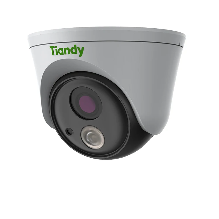 Hot sale Tiandy S+265 color maker 2mp poe ip66 Night vision mic built in home One-way Audio security cctv camera