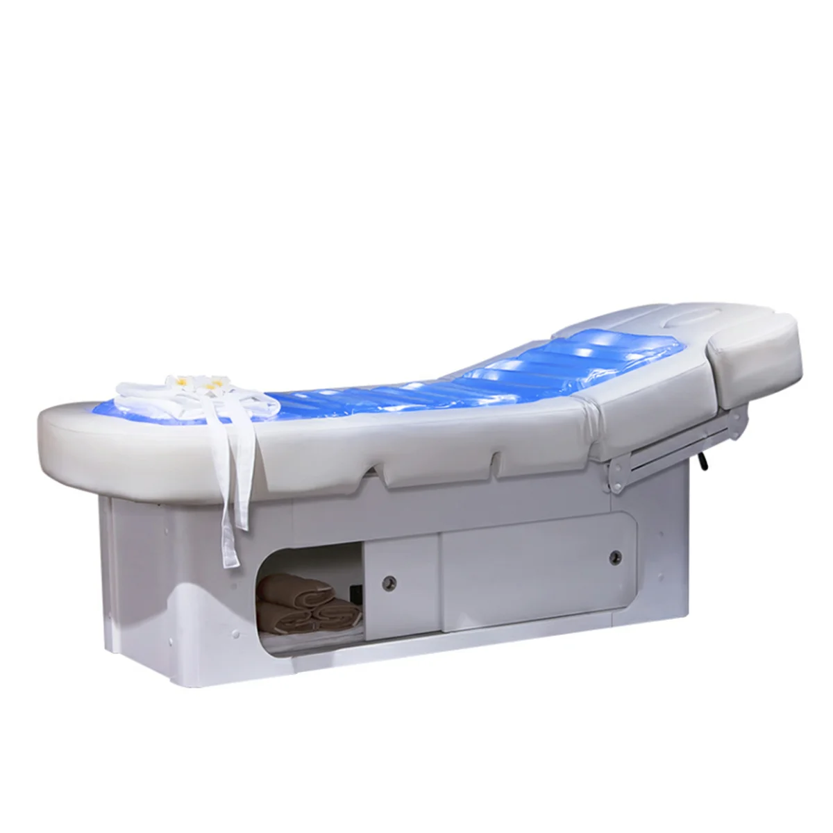 Luxury 4 Electric Motors Treatment Massage Table Beauty Salon Spa Eyelash Cosmetic Facial Bed