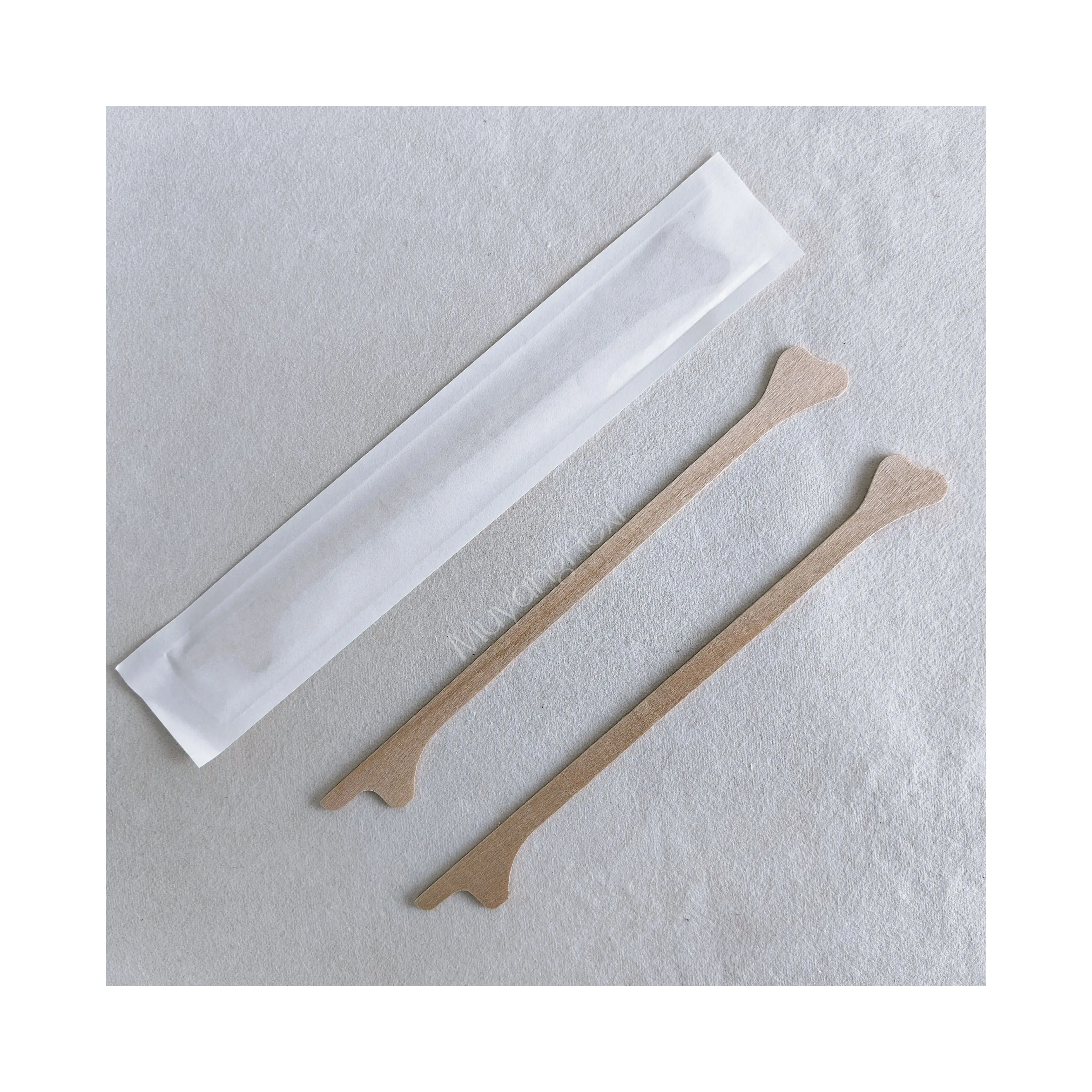 Disposable Round Sharp Tip Gynecology Sterile Disposable Medical Wooden Test Cotton Stick Cervical Scraper