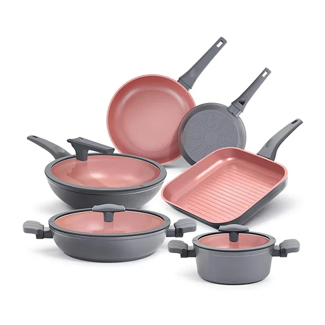 nonstick kitchen cookware sets in stock