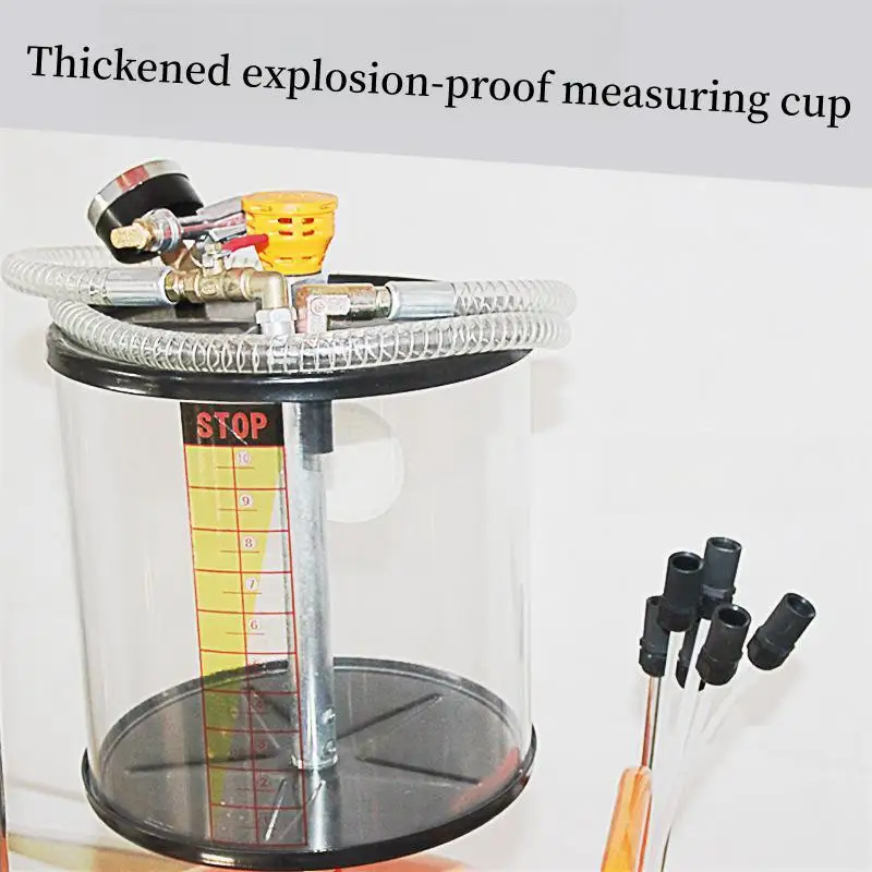 80L Steel Oil Changer Machine With Measuring Cup Car Repair Tools for Workshop Use