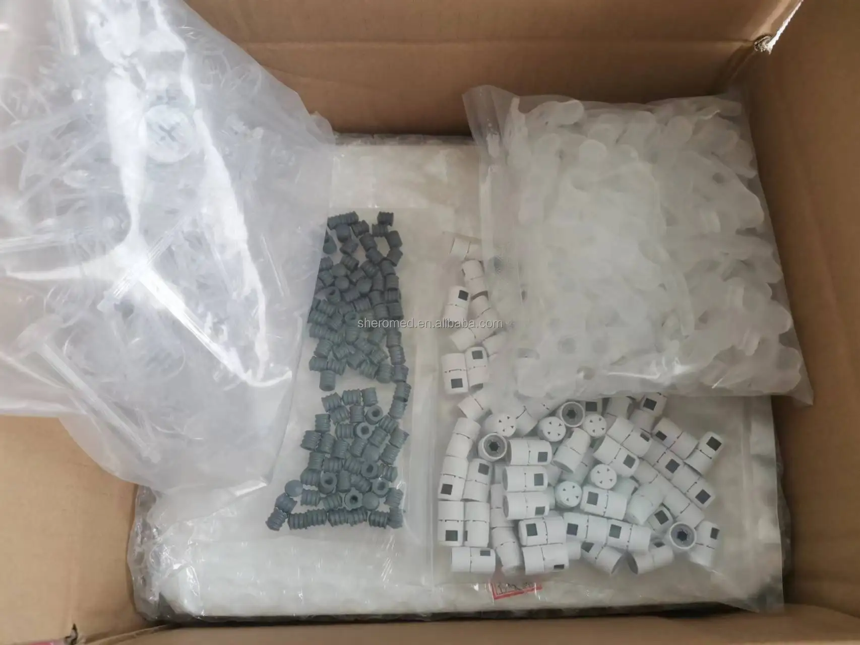 Plastic Rubber Backstop Syringe Plastic Plunger for 1ml  Syringe