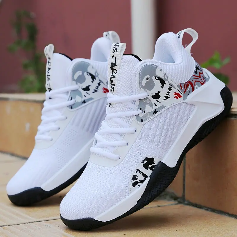 High Quality stylish Sneakers Running Sports Men Non slip Casual Trendy Basketball Shoes