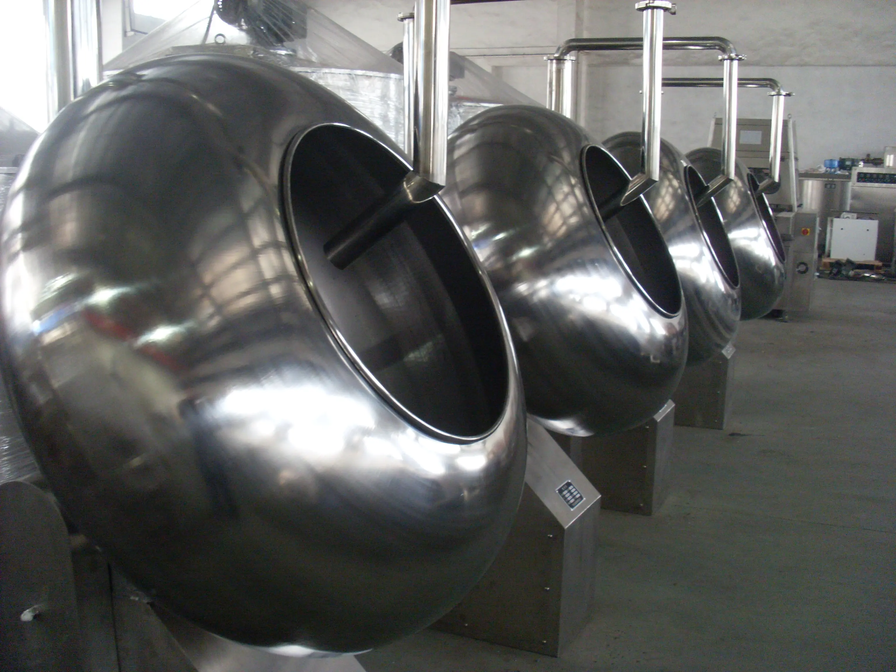 
Stainless Steel Peanut Sugar Coating Chocolate Polishing Pan 