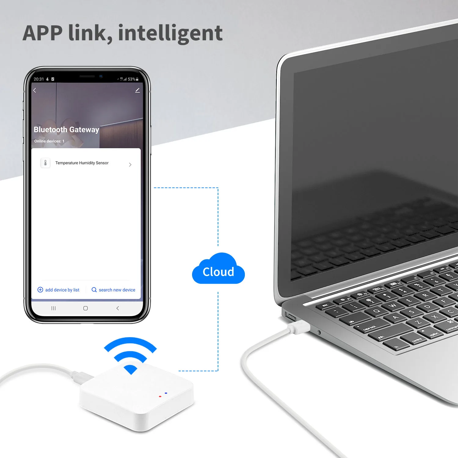 Tuya mini Multi-mode Wifi Ble беспроводной шлюз приложение удаленный монитор связь Alexa Google Assistant Smart Gareway