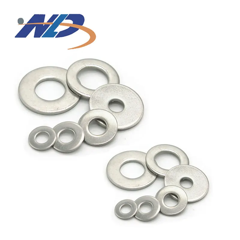 Factory Wholesale Zinc Plated DIN125 Flat Washers Stainless Steel 304 316 Black Oxide Thin Shim Spring Washer GB Standard