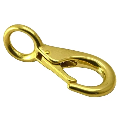 Solid Brass Lobster Clasps Oval Swivel Trigger Clips Hooks Quick snap hook
