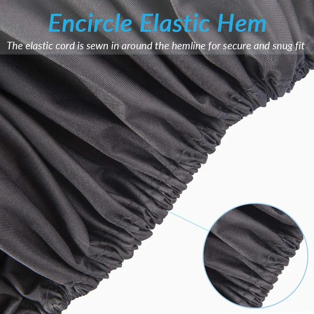 Чехол для лодки со шлейфом, сверхпрочные водонепроницаемые чехлы из Оксфордского полиэстера с защитой от УФ излучения для лодок с басами