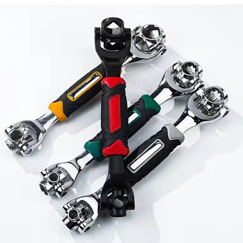 Factory direct wrench 8-21mm hot multi-functional 8 in 1 360 degree rotary magnetic socket wrench