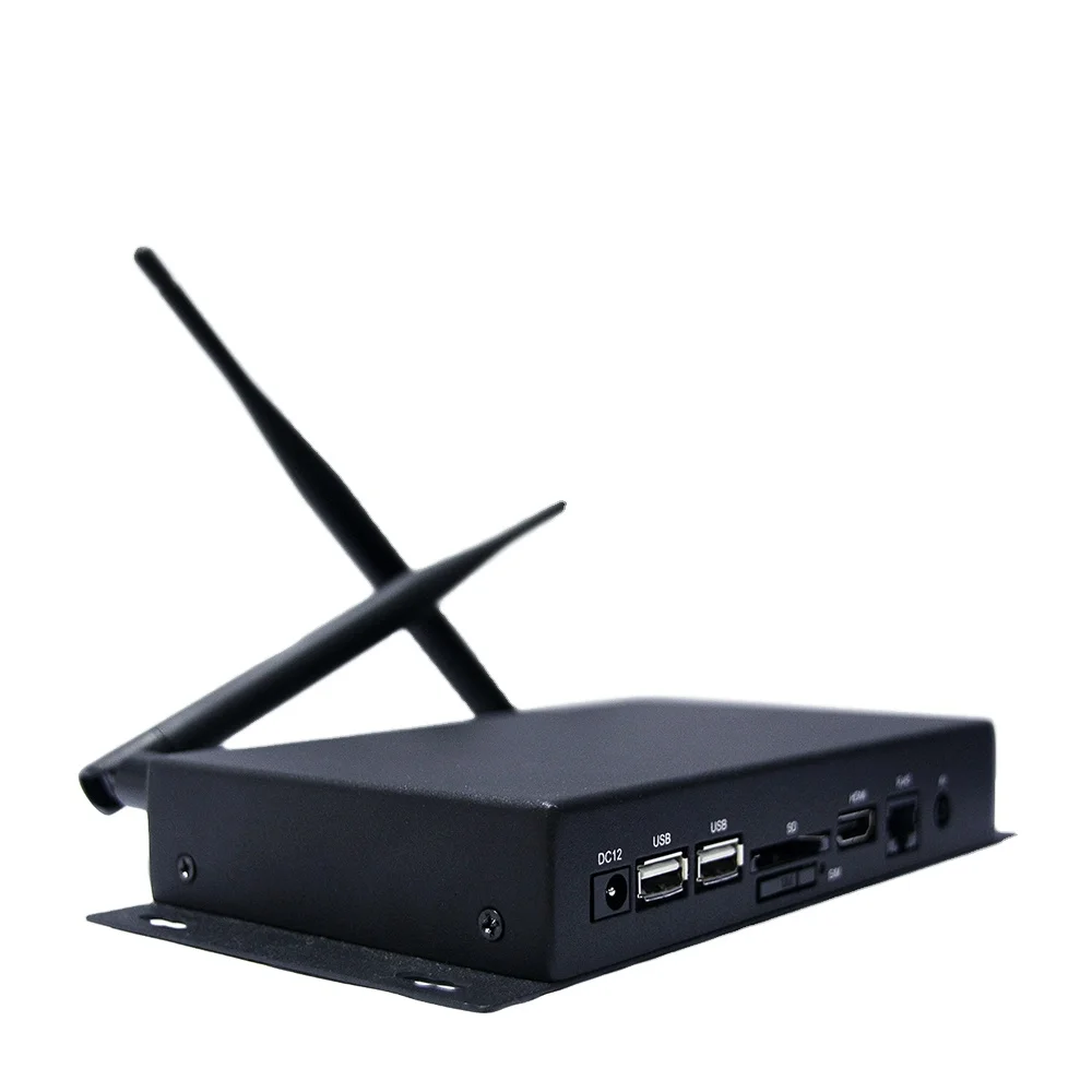 TISMART android 4.4 network HD advertising media player box with intel chipset for airport