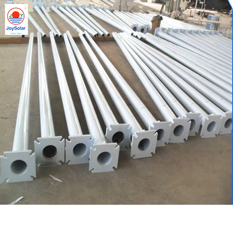 3m 5m 6m 8m 10m 12m hot selling solar street light steel pole