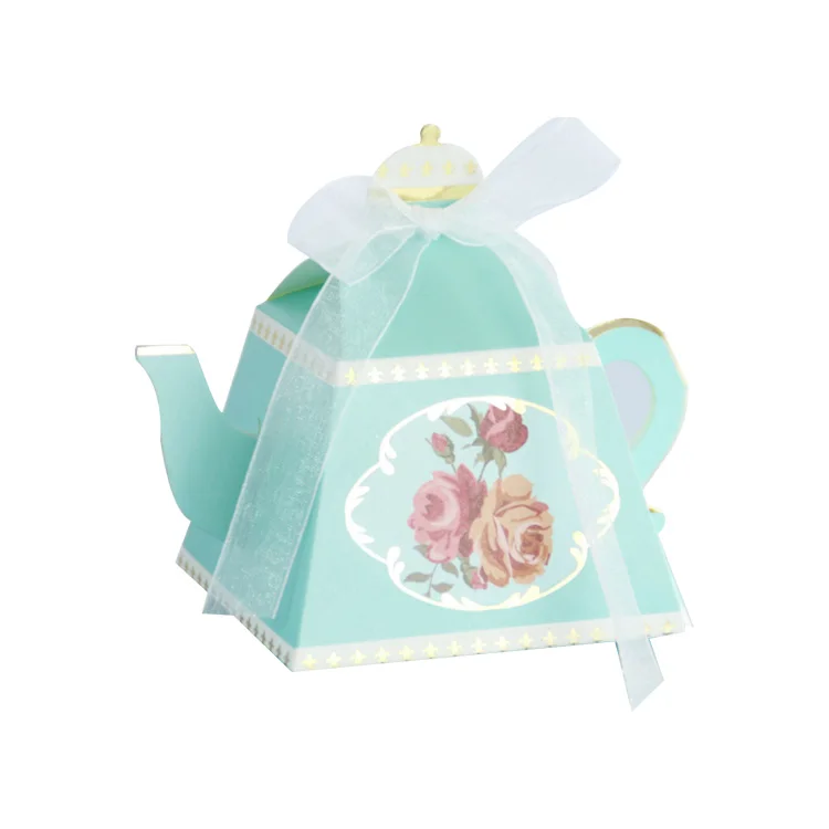 
Favor Packaging Gift Box Wedding Candy Box for Wedding Party Teapot Shaped Blue/pink/red / Customized Paperboard Cardboard R0003 