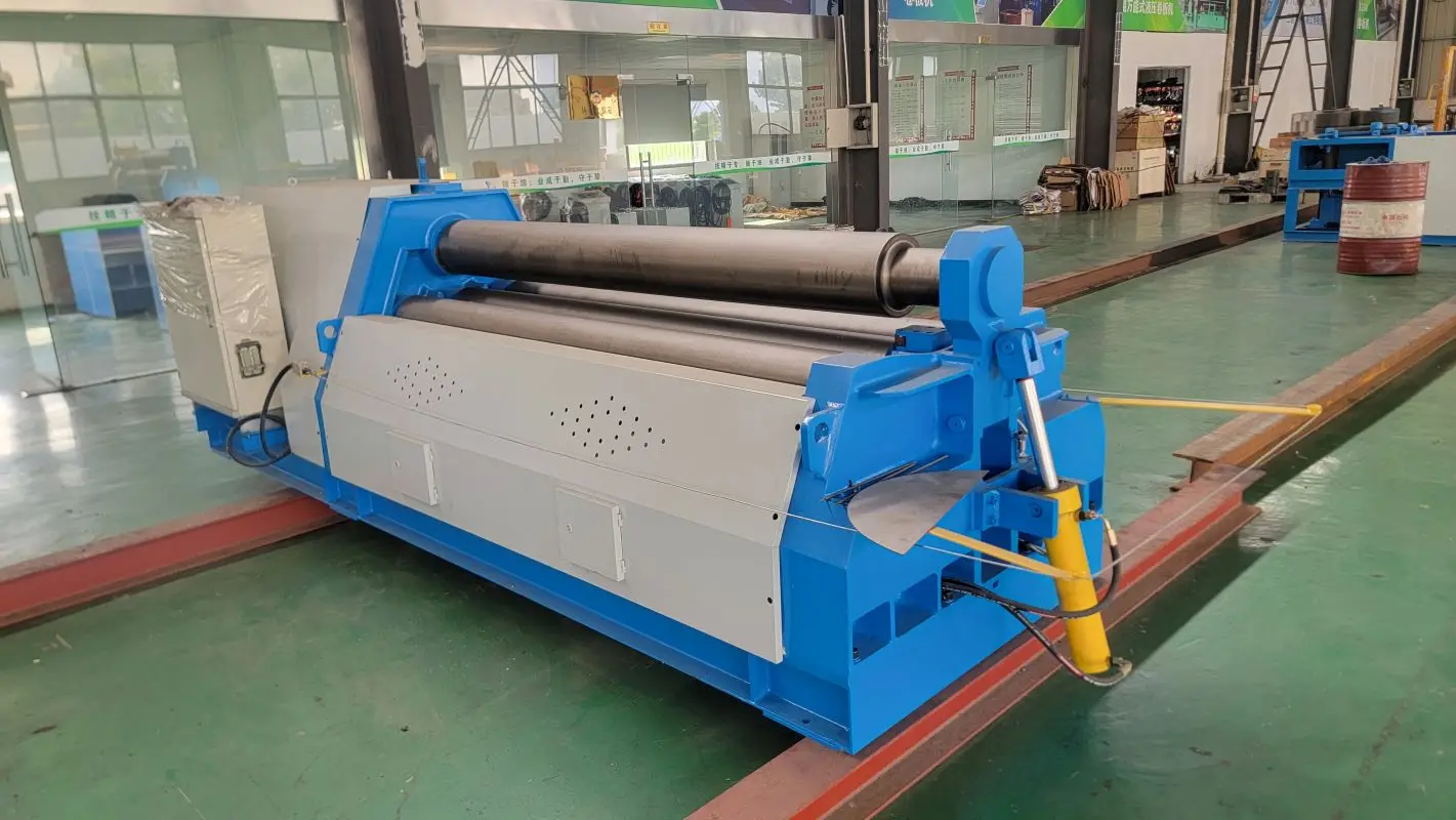 2024 New Fully Automatic CNC Hydraulic 4-Roll Sheet Metal Bending Machine and Plate Rolling Machine