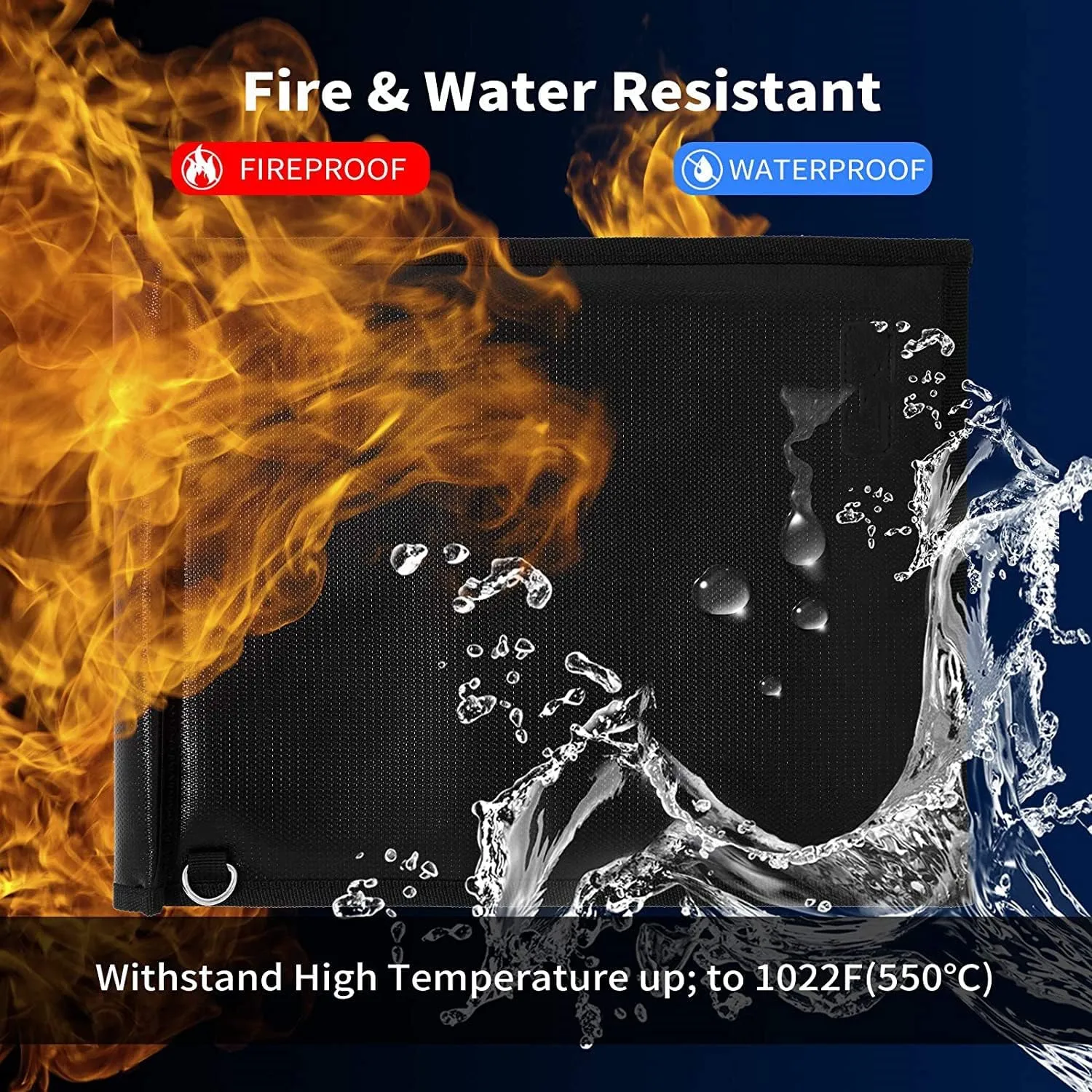 Faraday Bag Set for Laptops & Tablets & Car Keys 3 Pack Faraday Cage, Faraday Key Fob Protector, Fireproof & Waterproof RFID Bag