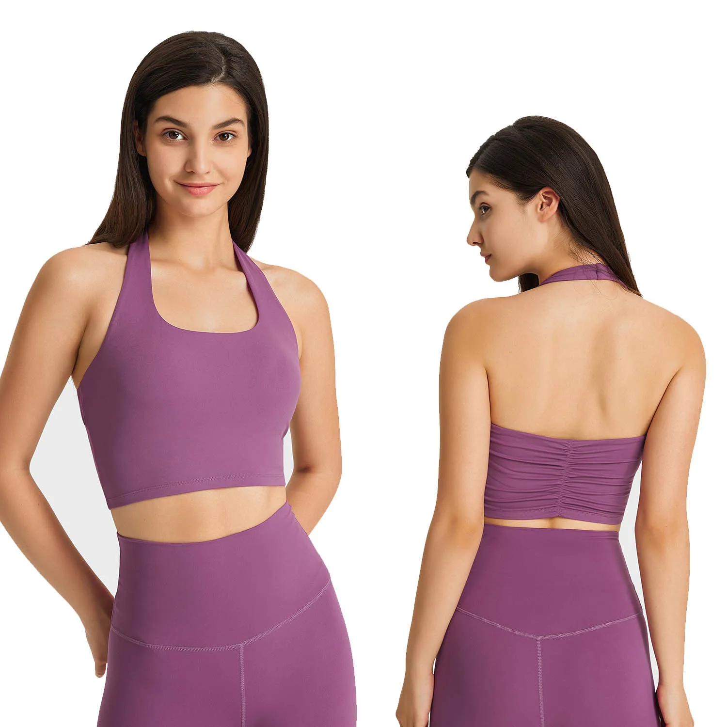 Fitness Ladies Girls Running Gym Yoga Bra Tops Custom Logo Crane Exercise Workout Women Sports Bra