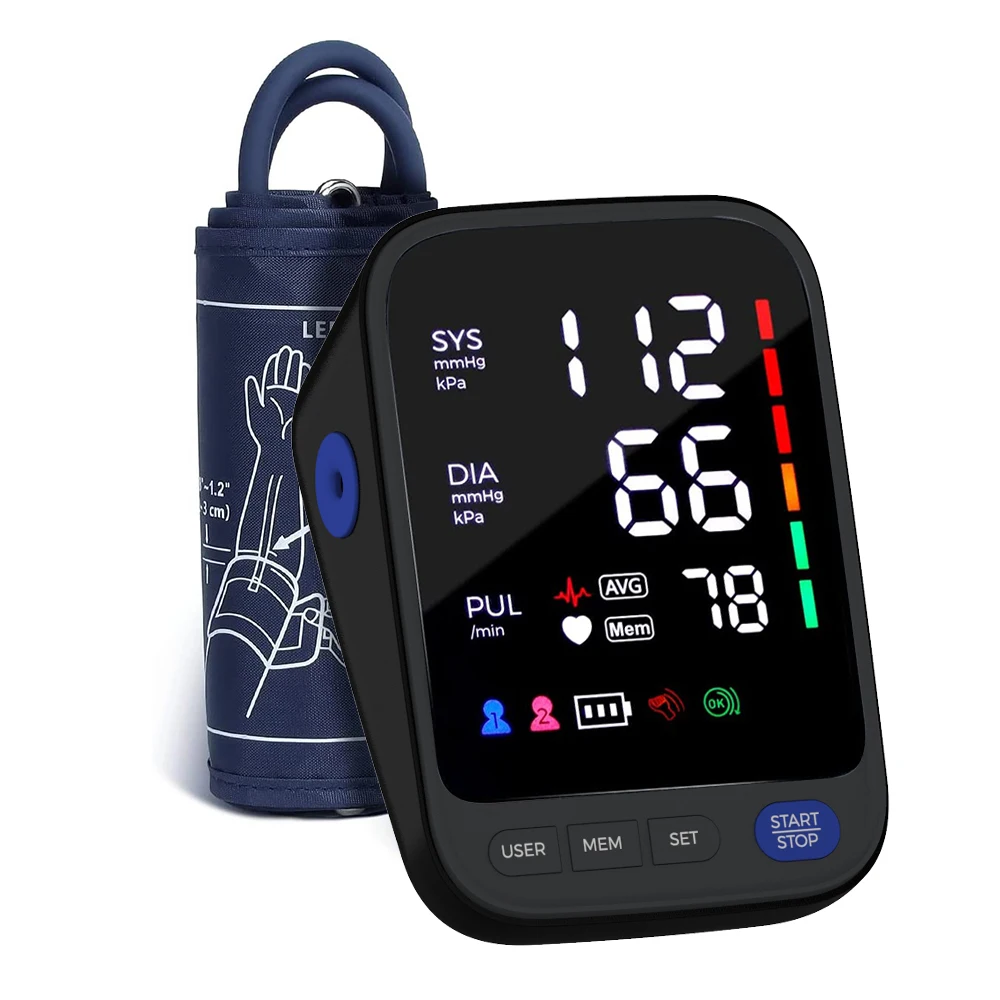 Automatic Blood Pressure Monitor BP Monitor with Easy One-Touch Operation