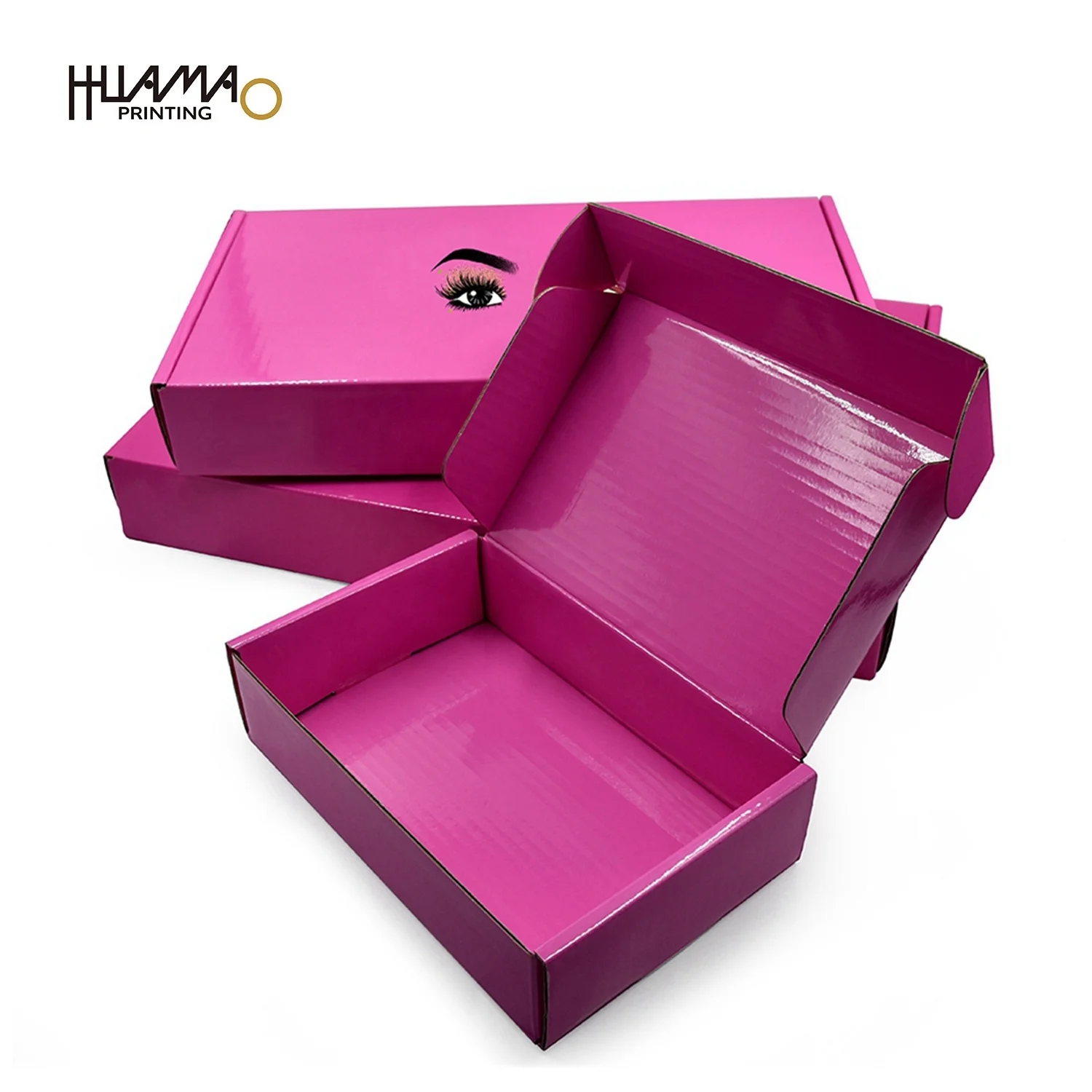 Baked Goods Packaging Paper Boxes Caja De Pizza Custom Logo Die Cut Vinyl Sticker Bolsas Papel Kraft Custom Mailer Boxes