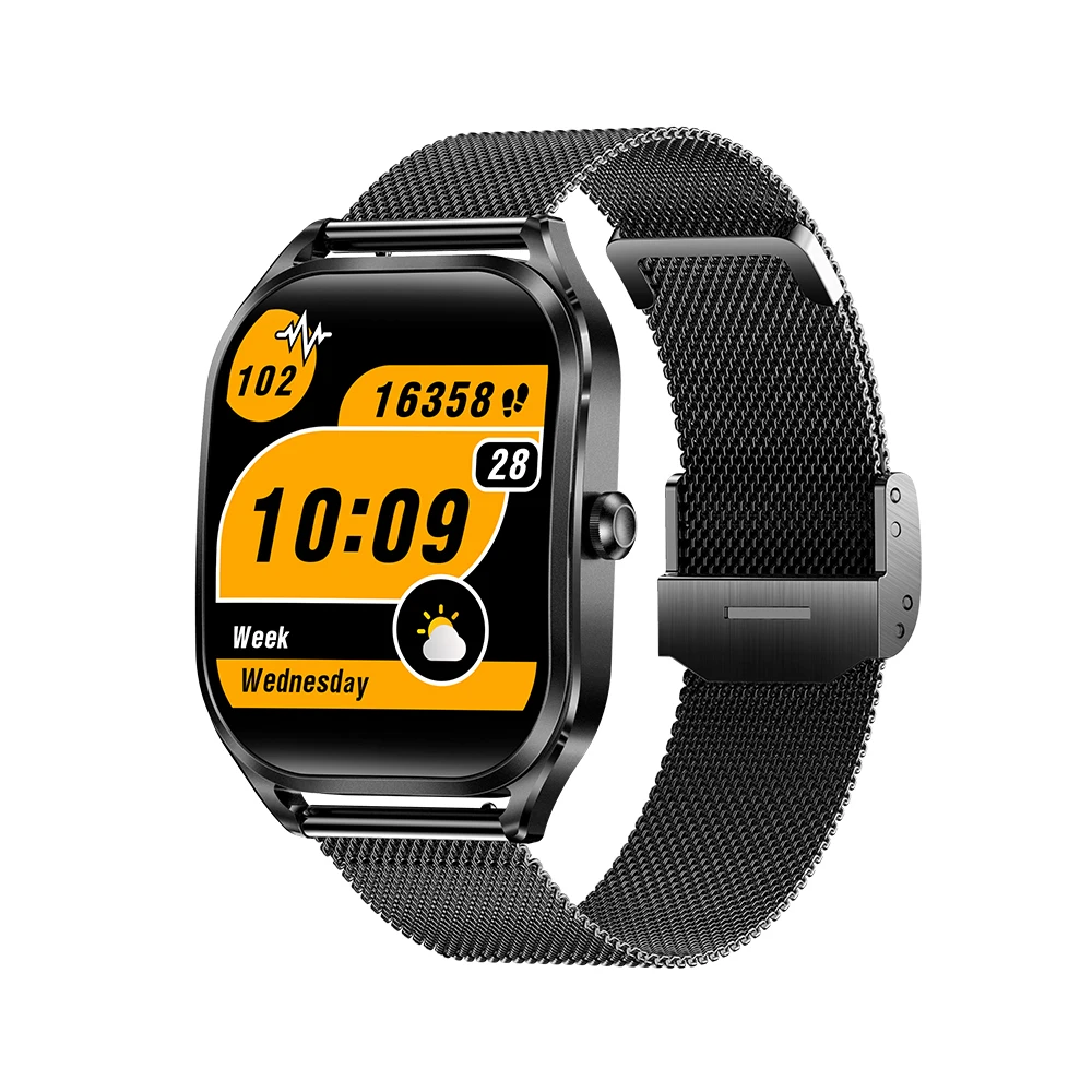 Fashionably Functional Smart Watch Man Offering Health Monitoring and Customizable Features in One Device
