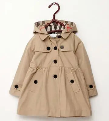 
Toddler Kids Baby Girls Trench Coat Winter Jacket Windbreaker Outerwear Clothes 