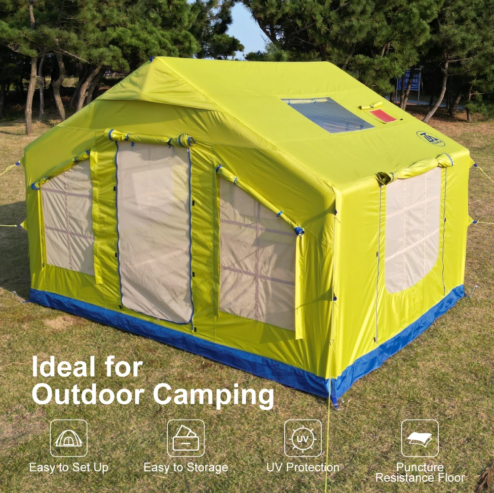 TOURUS Hot Sell Hot Tent With Stove Jack Inflatable Camping Tent