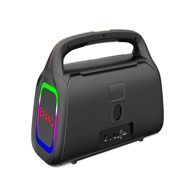 New style boombox with J B L light and usb function bluetooth speakers for outdoor table model sound system tws speaker