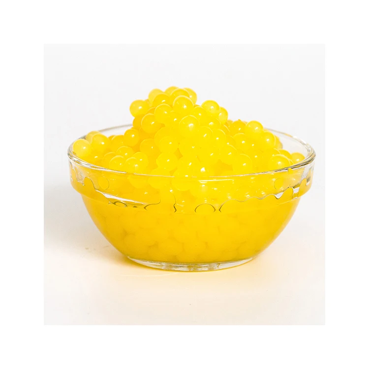 
Taiwan Passion fruit Popping Boba for Bubble Tea 