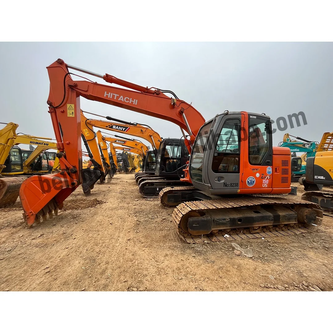 Экскаватор Hitachi Zx150 15TON с хорошим состоянием японская оригинальная экскаваторная техника