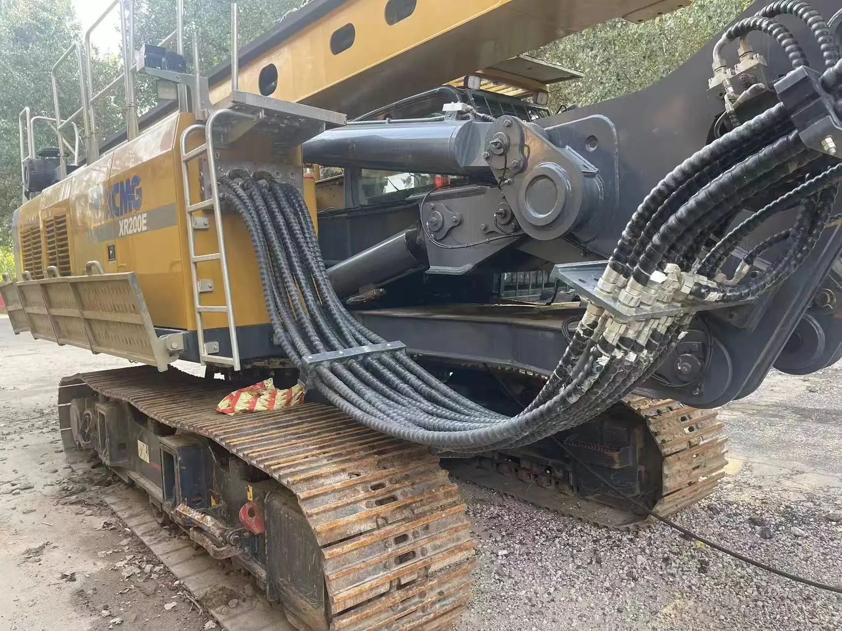 Xr200e High Power Rotary Drilling Rig With Depth 80m for Construction