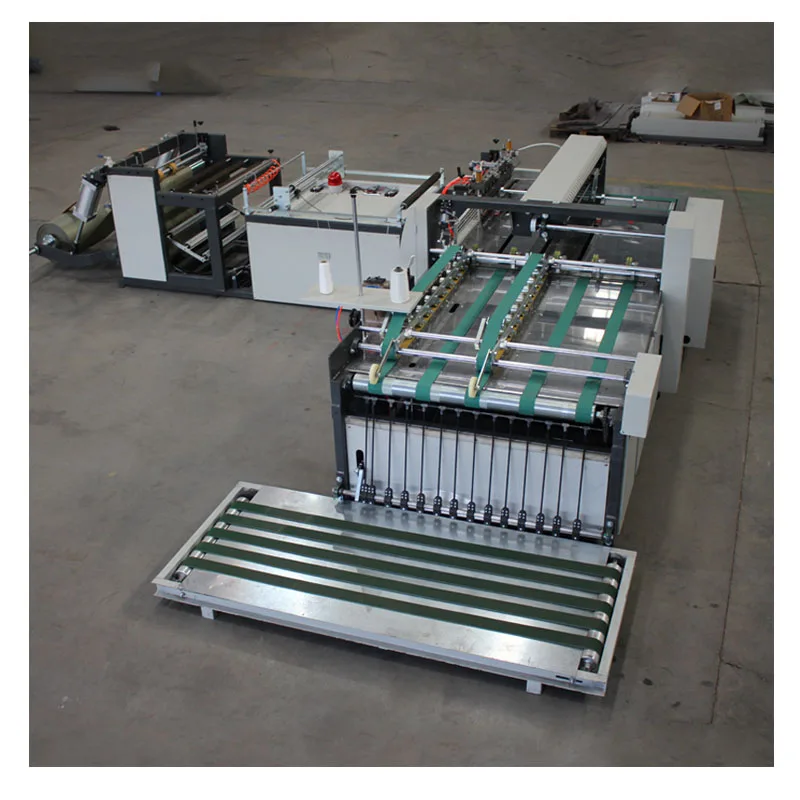 Full Automatic 50 kg Cement Cold Or Hot Cutting & Sewing Automatic PP Plastic Woven Sack Bag Making Machines