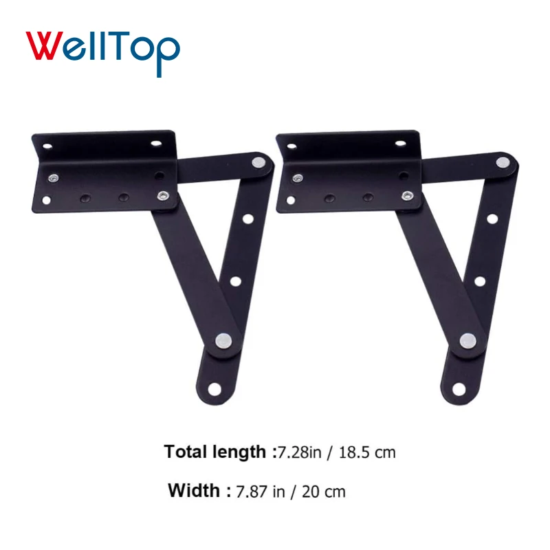 20.063 New Arrivals Furniture Accessories Hardware Black Foldable Lift Top Coffee Table Mechanism Bracket Sofa Bed Mechanism