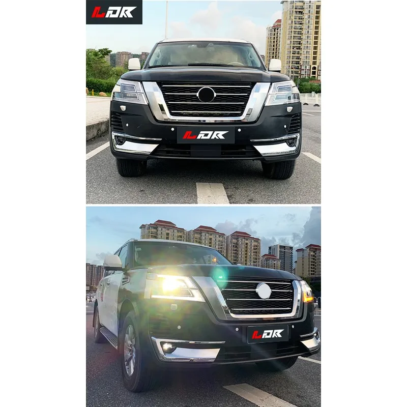 Easy Installation Face lift KIT for NISSAN PATROL Y62 2013-2019 upgrade to 2020 New Model with front bumper rear bumper