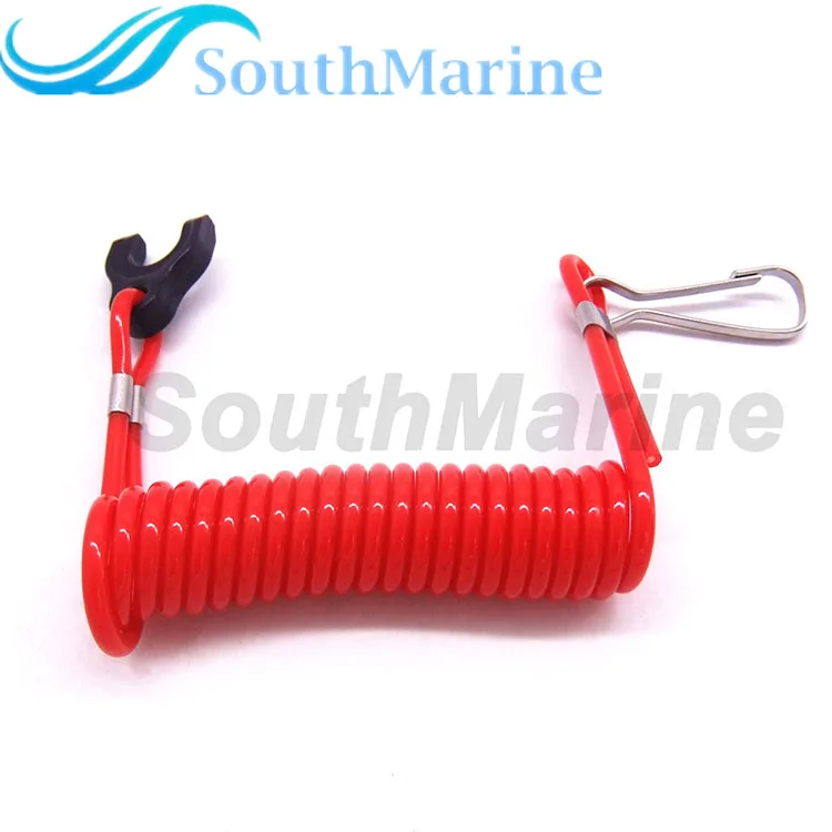 353068210 353-06821-0 353068210M Kill Stop Switch Safety Lanyard Cord for Tohatsu Nissan Outboard Motor